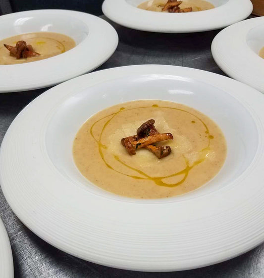 Creamy Chanterelle Mushroom Soup Recipe