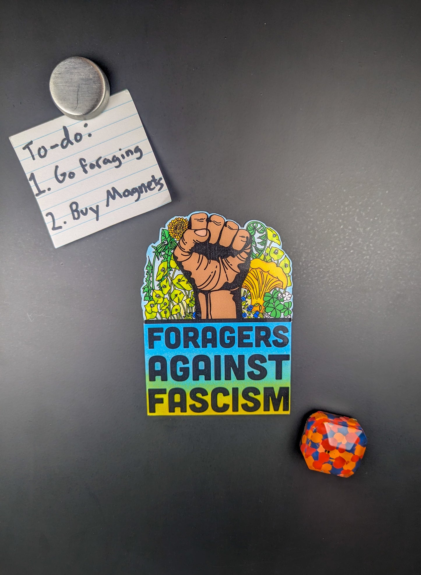 Foragers Against Fascism | Anti-Oligarchy Magnet