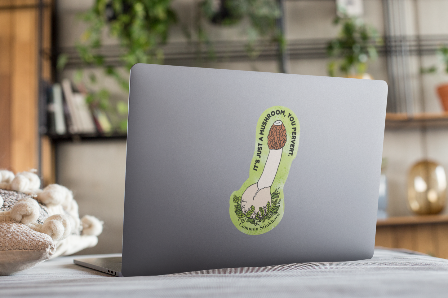 Common Stinkhorn | 🍆 Mushroom Sticker | It's Just a Mushroom, You Pervert