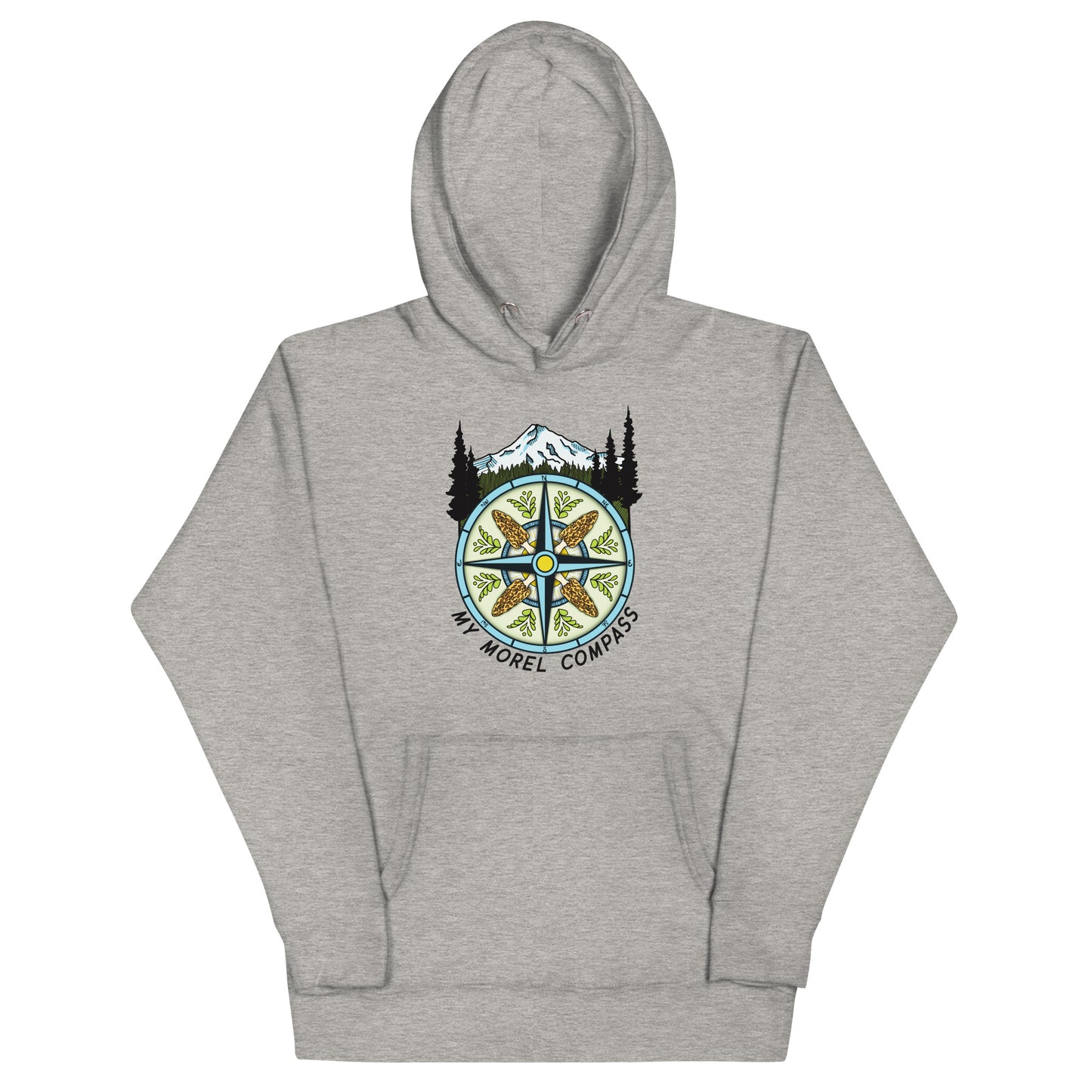 My Morel Compass | Unisex Hoodie | Funny Mushroom Apparel