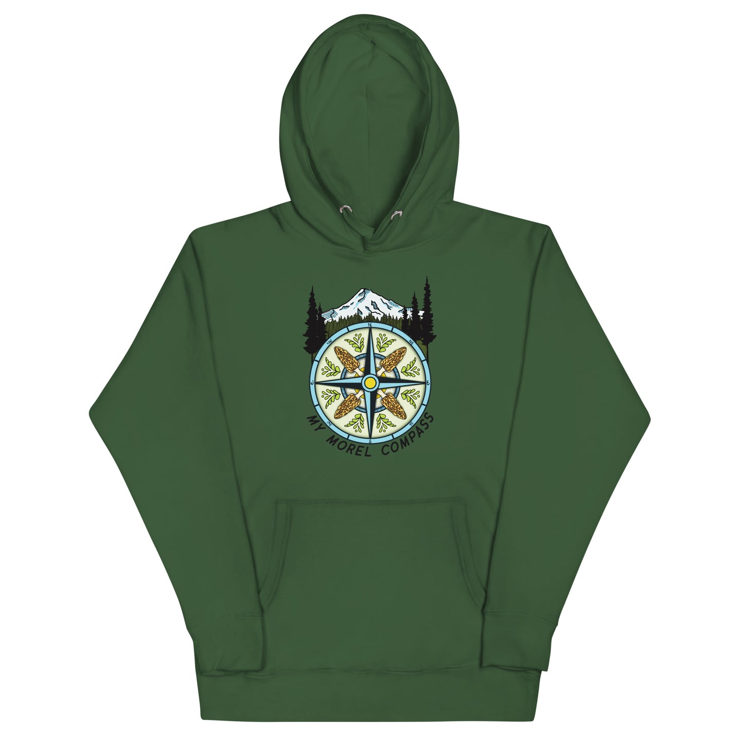 My Morel Compass | Unisex Hoodie | Funny Mushroom Apparel