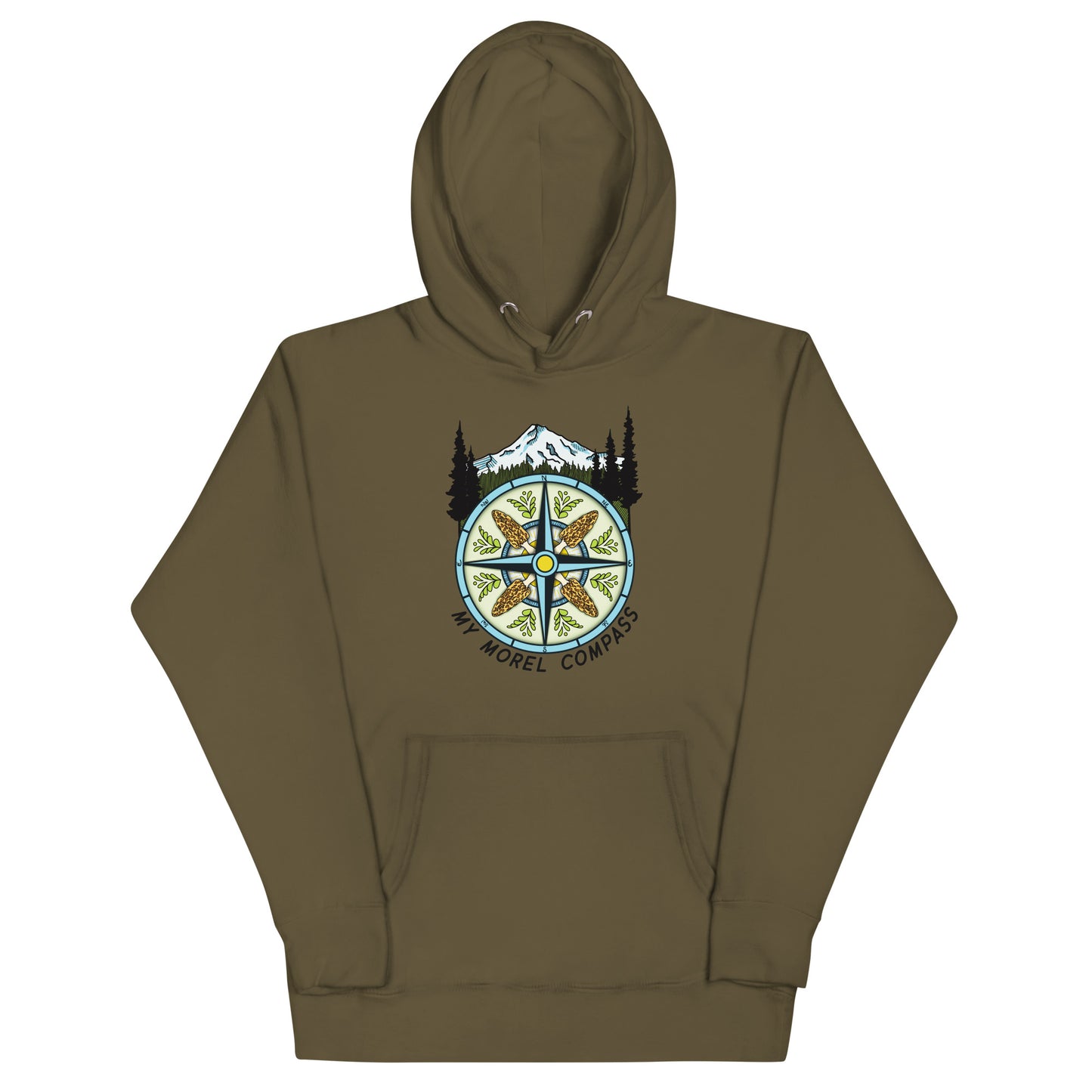 My Morel Compass | Unisex Hoodie | Funny Mushroom Apparel