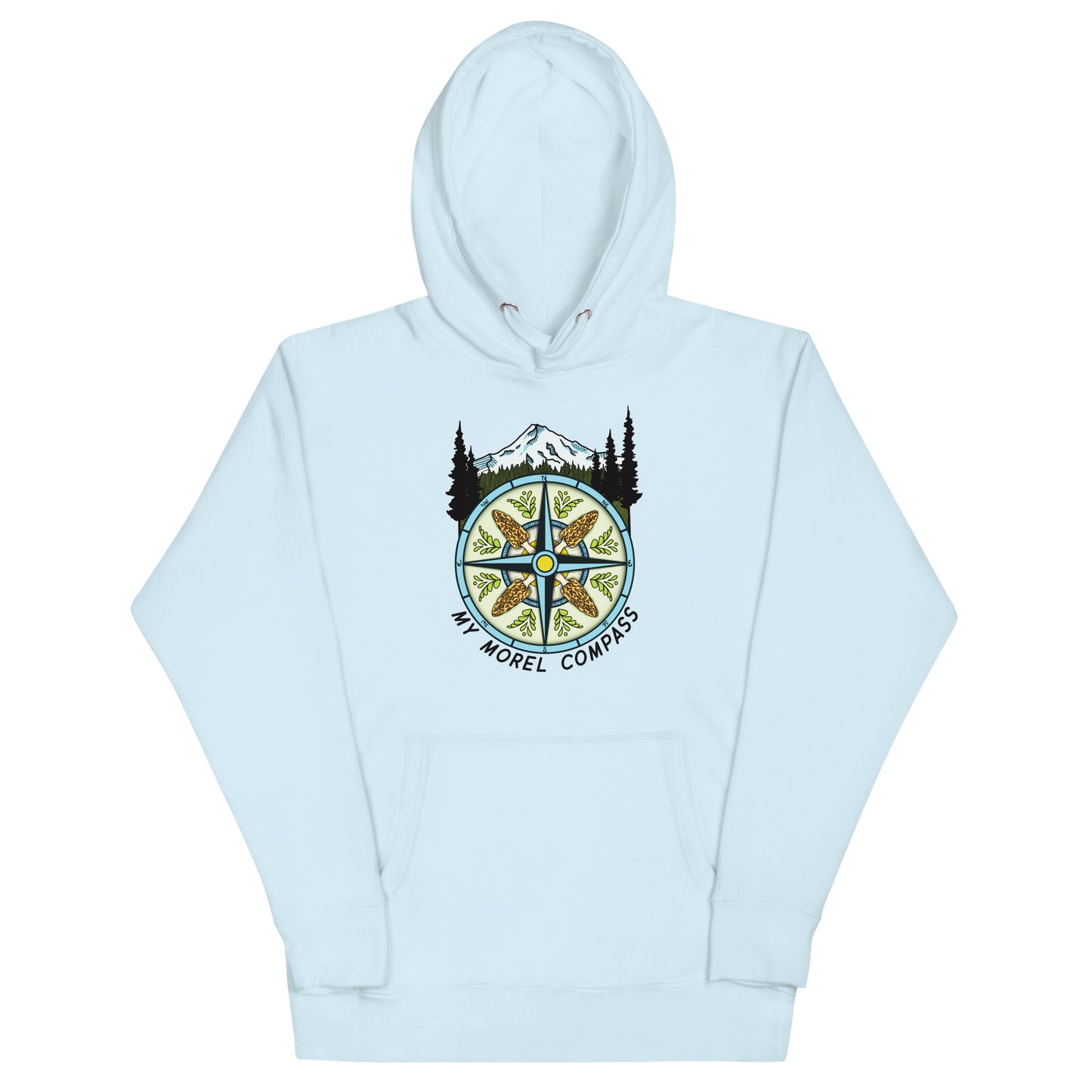 My Morel Compass | Unisex Hoodie | Funny Mushroom Apparel