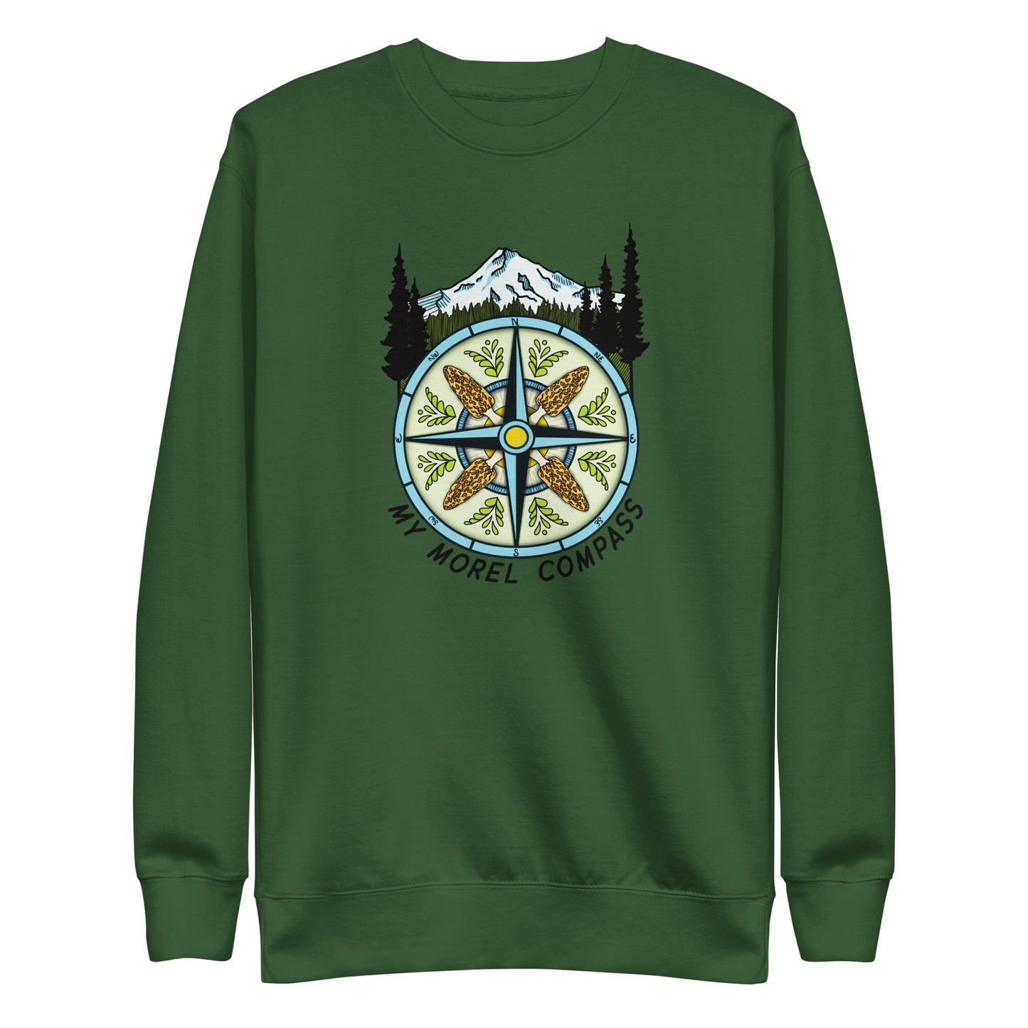 My Morel Compass | Unisex Sweatshirt | Funny Mushroom Apparel