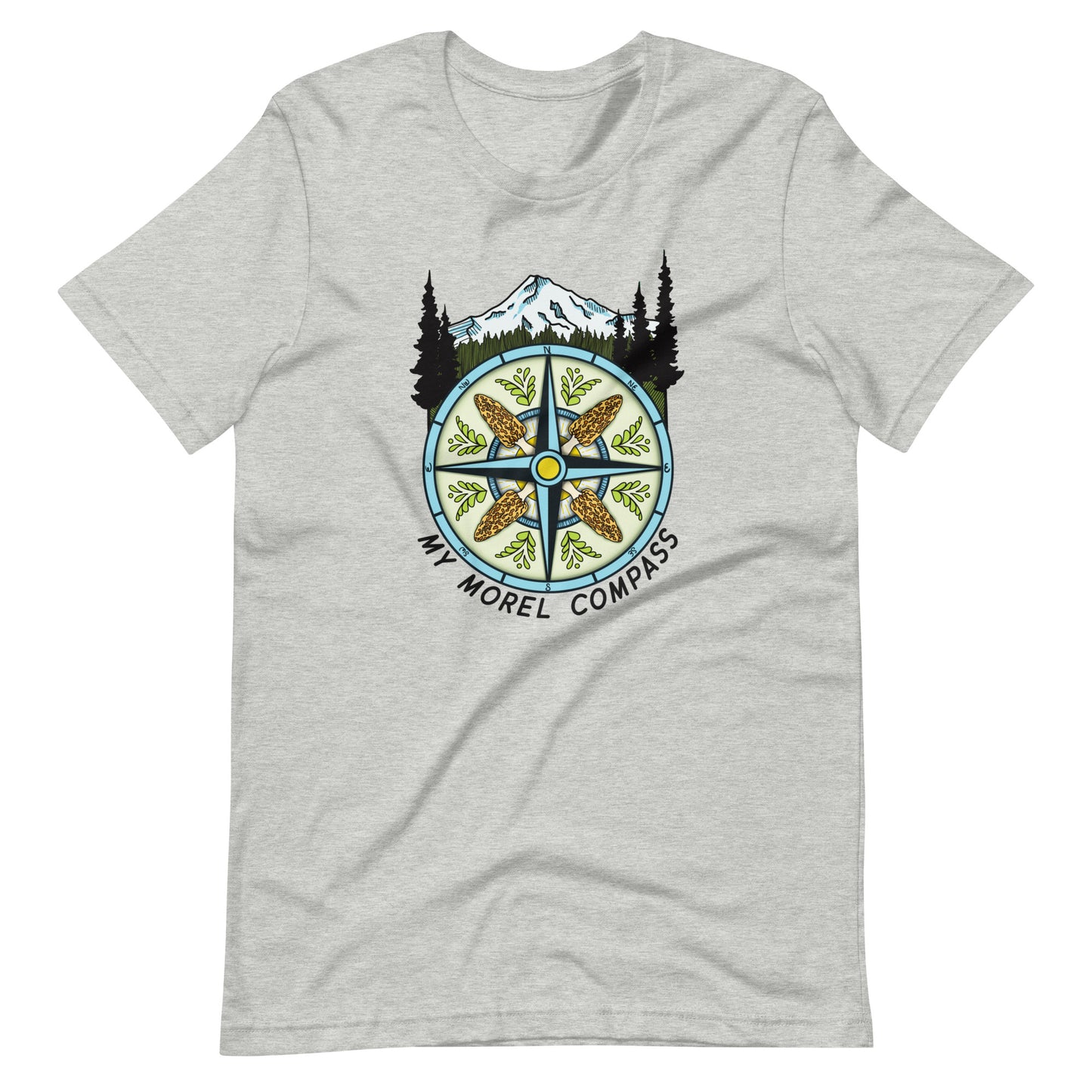 My Morel Compass | Unisex T-Shirt | Funny Morel Mushroom Apparel