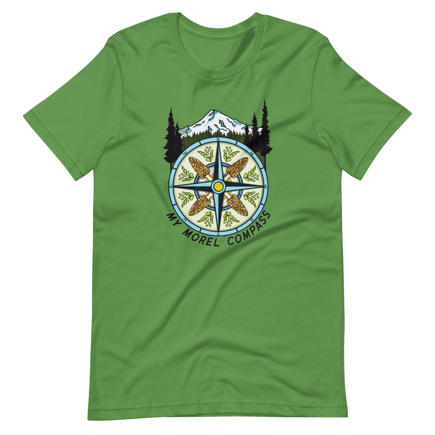 My Morel Compass | Unisex T-Shirt | Funny Morel Mushroom Apparel