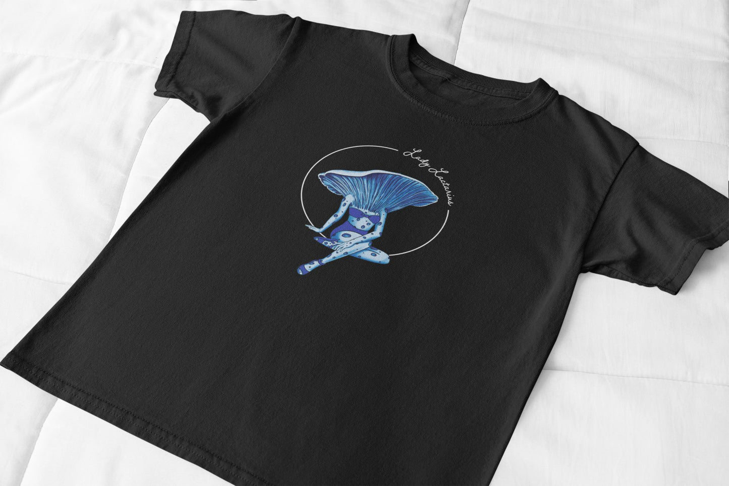 Lady Lactarius | Sexy Mushroom Pinup Girl T-Shirt | 100% Cotton