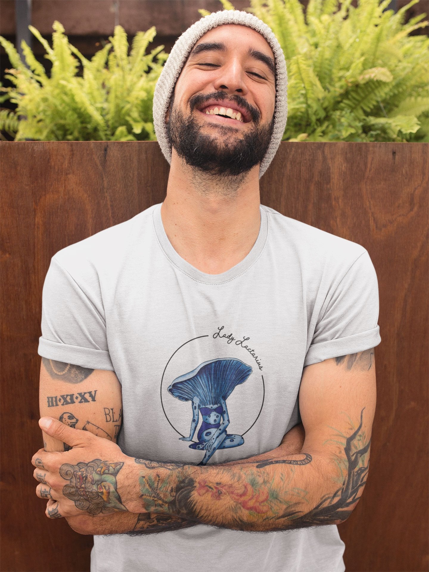 Lady Lactarius | Sexy Mushroom Pinup Girl T-Shirt | 100% Cotton