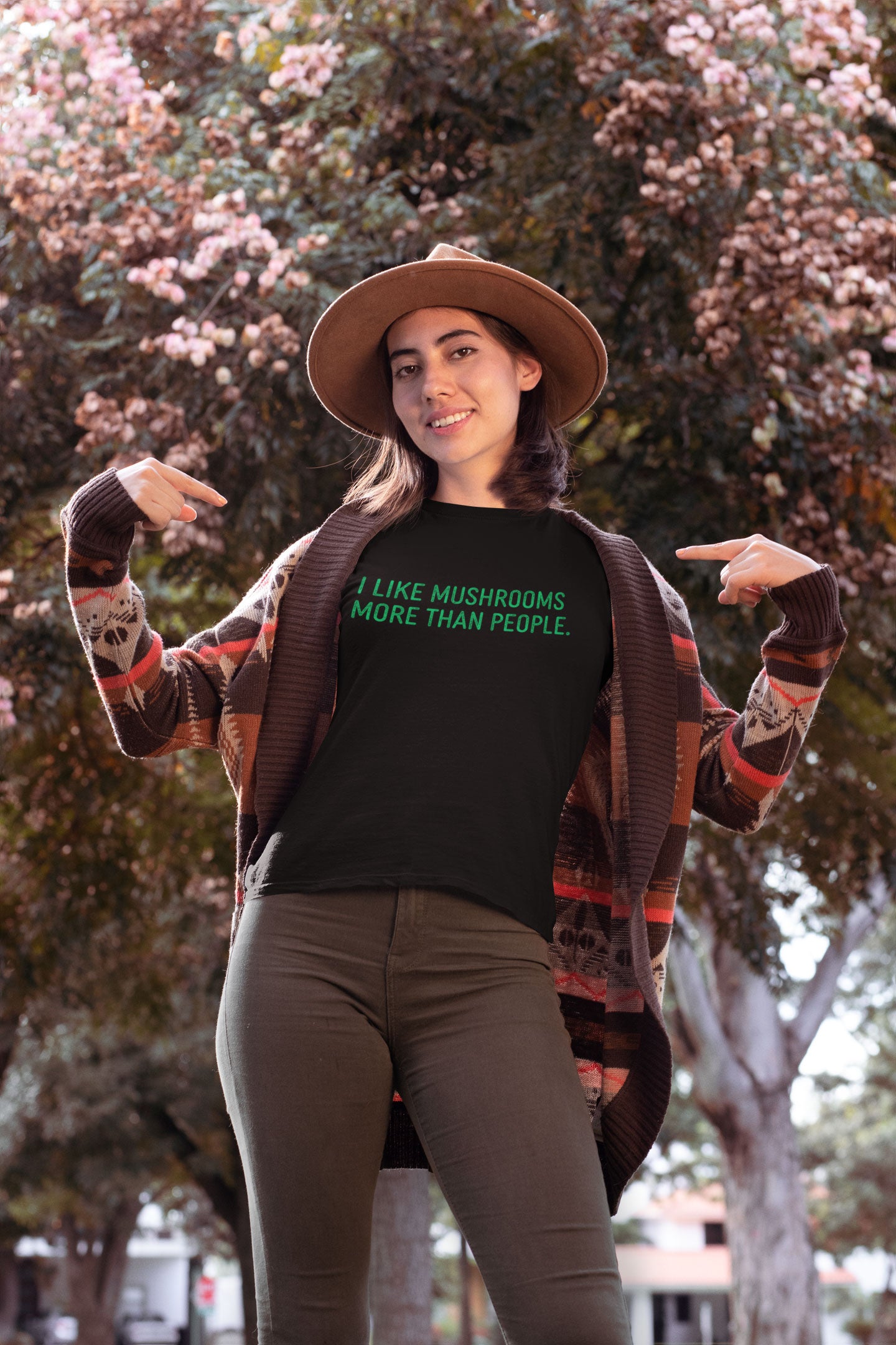 I Like Mushrooms More Than People. | Funny 100% Cotton T-Shirt