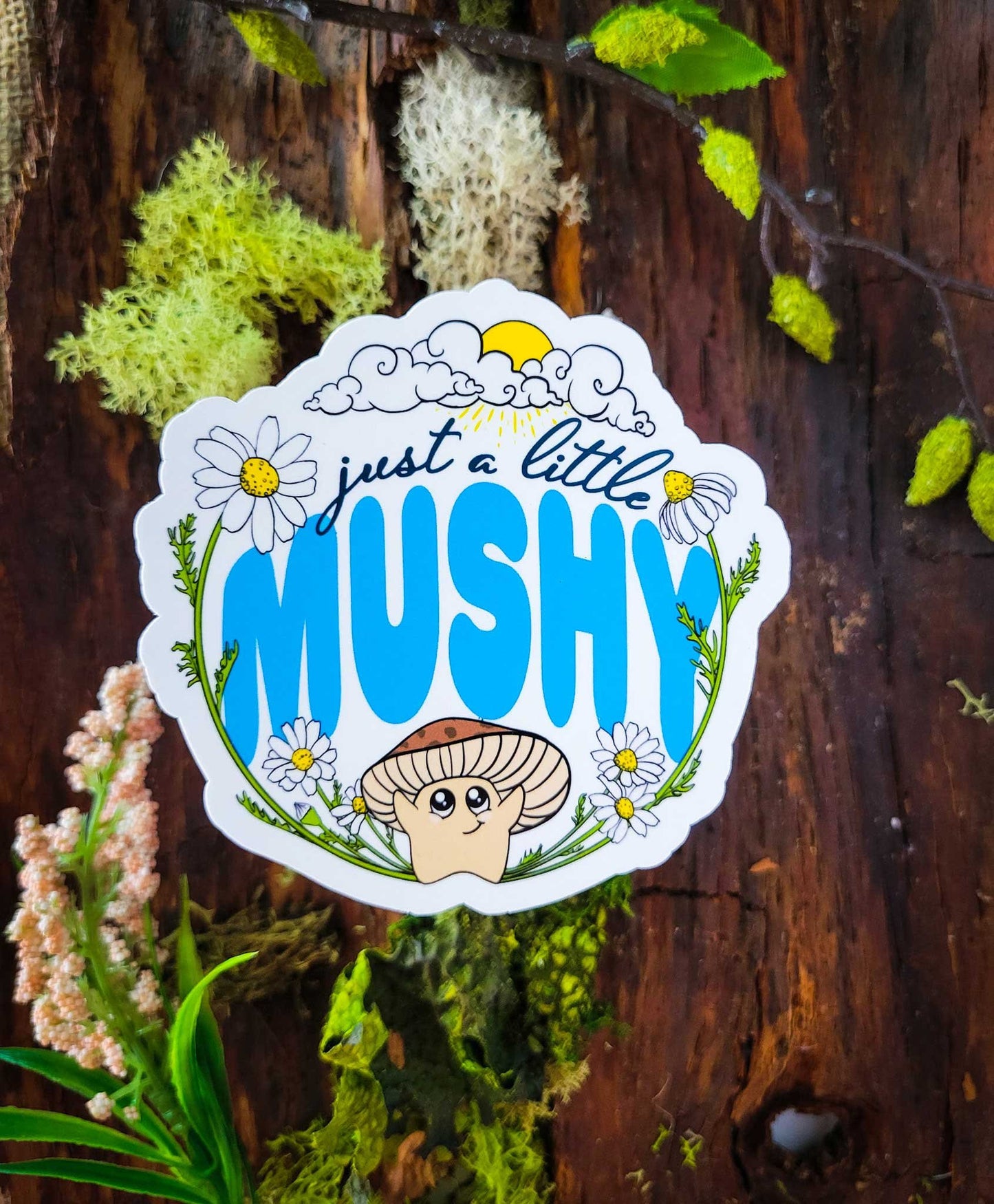 The FULLER Monty! | Collection of 20 Mushroom Stickers by Suzi McCrae