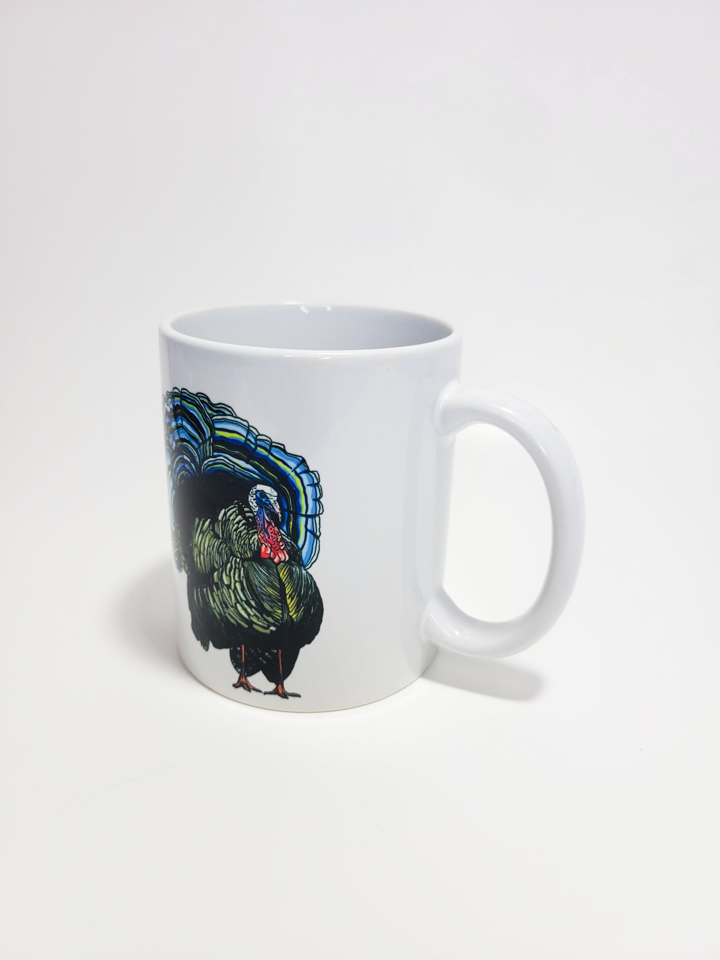 Turkey Tail | Funny Mushroom Mug | Mushroom Artwork on Ceramic Cup | 11oz/15oz Sizes