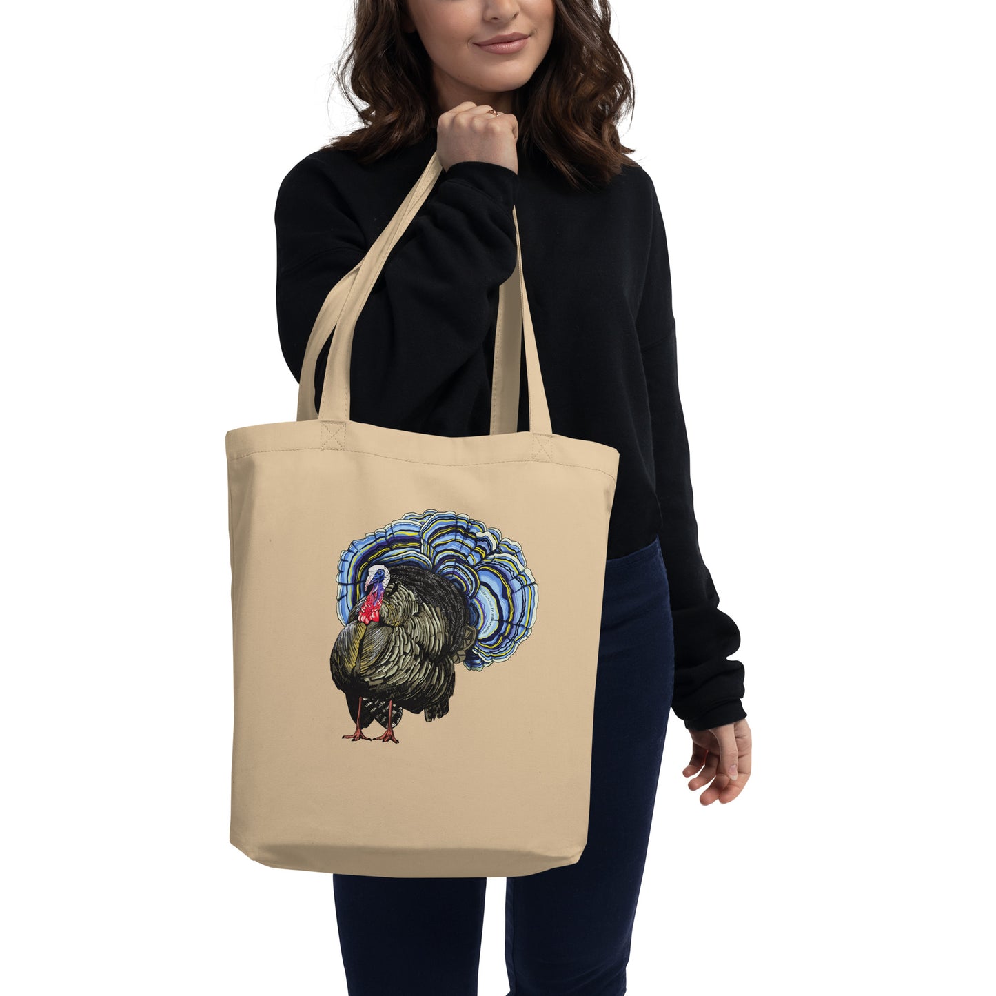 Turkey Tail | Eco-Friendly Tote Bag | Funny Mushroom Artwork