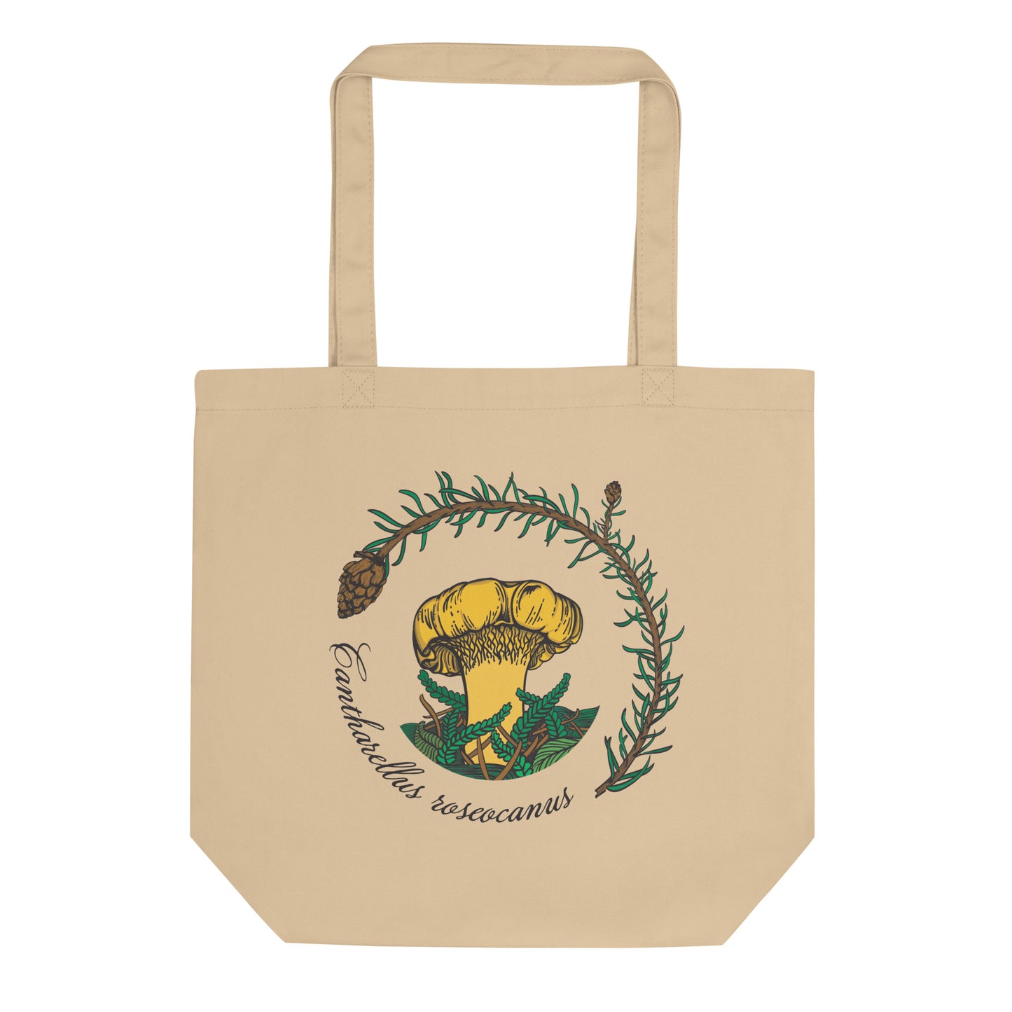 Cantharellus roseocanus | Eco Tote Bag | Rainbow Chanterelle