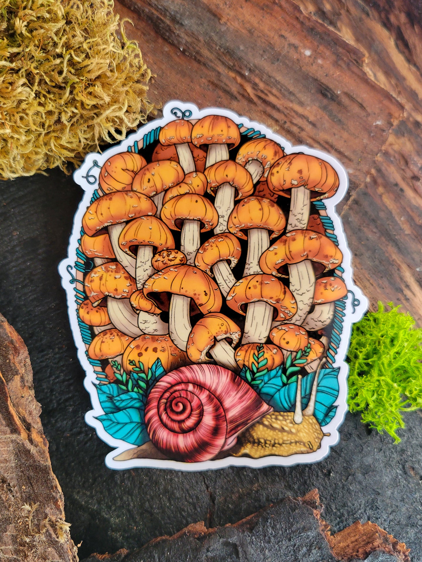 The FULLER Monty! | Collection of 20 Mushroom Stickers by Suzi McCrae