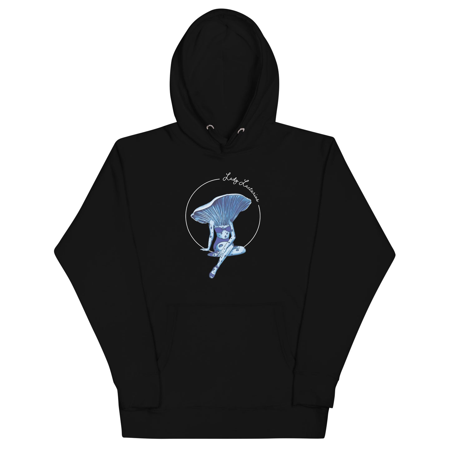 Lady Lactarius | Unisex Hoodie | Mushroom Pinup Girl Apparel