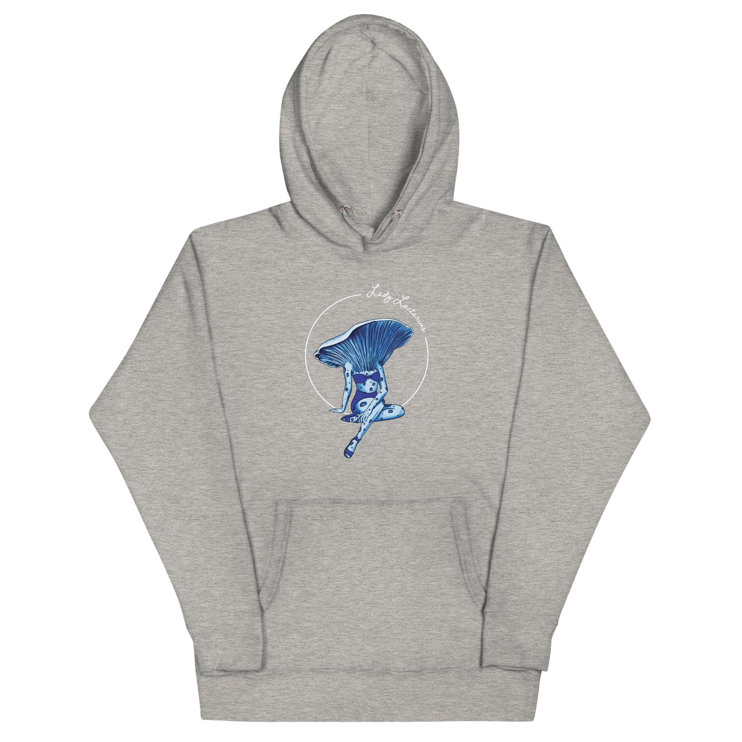 Lady Lactarius | Unisex Hoodie | Mushroom Pinup Girl Apparel
