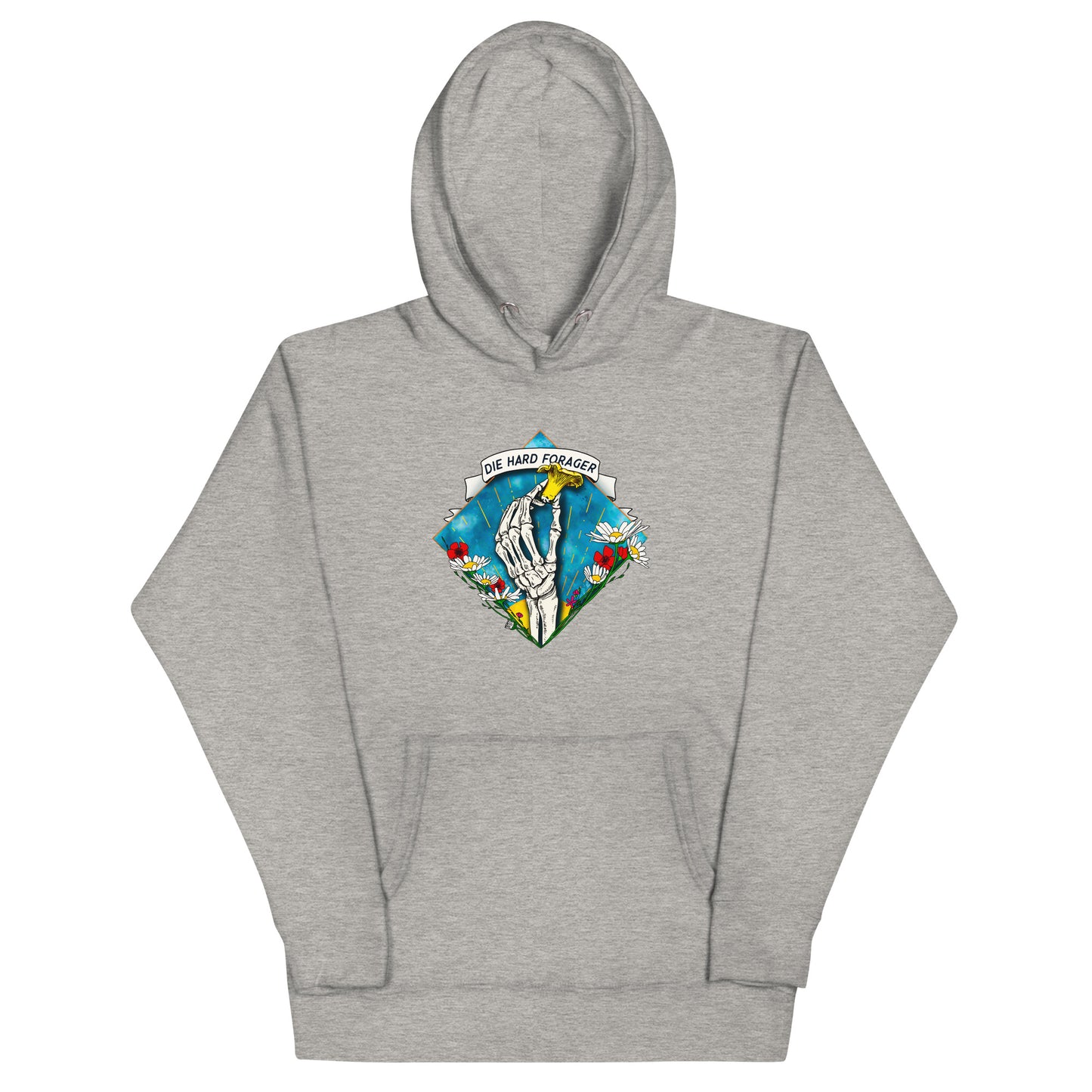 Die Hard Forager | Unisex Hoodie | Morbid Mushroom Apparel