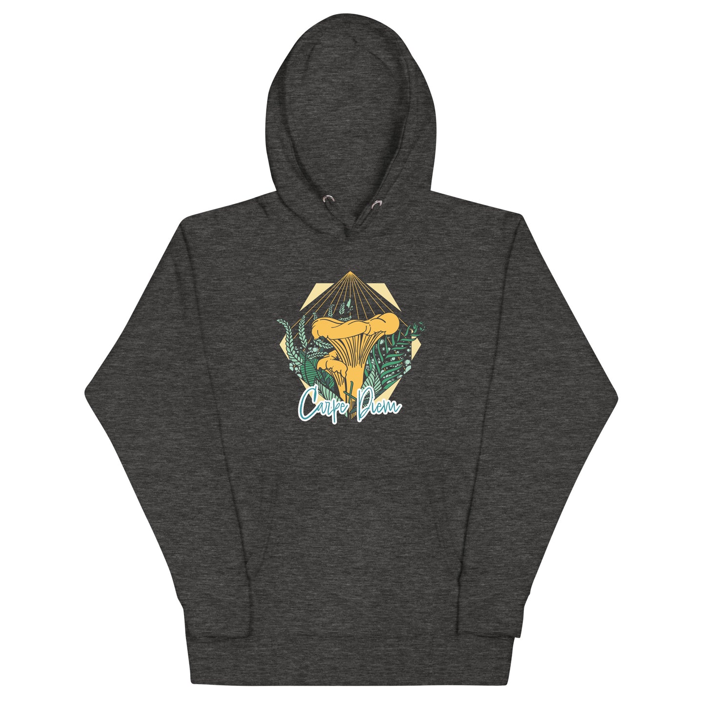 Carpe Diem Chanterelle | Unisex Hoodie | Realistic Mushroom Apparel