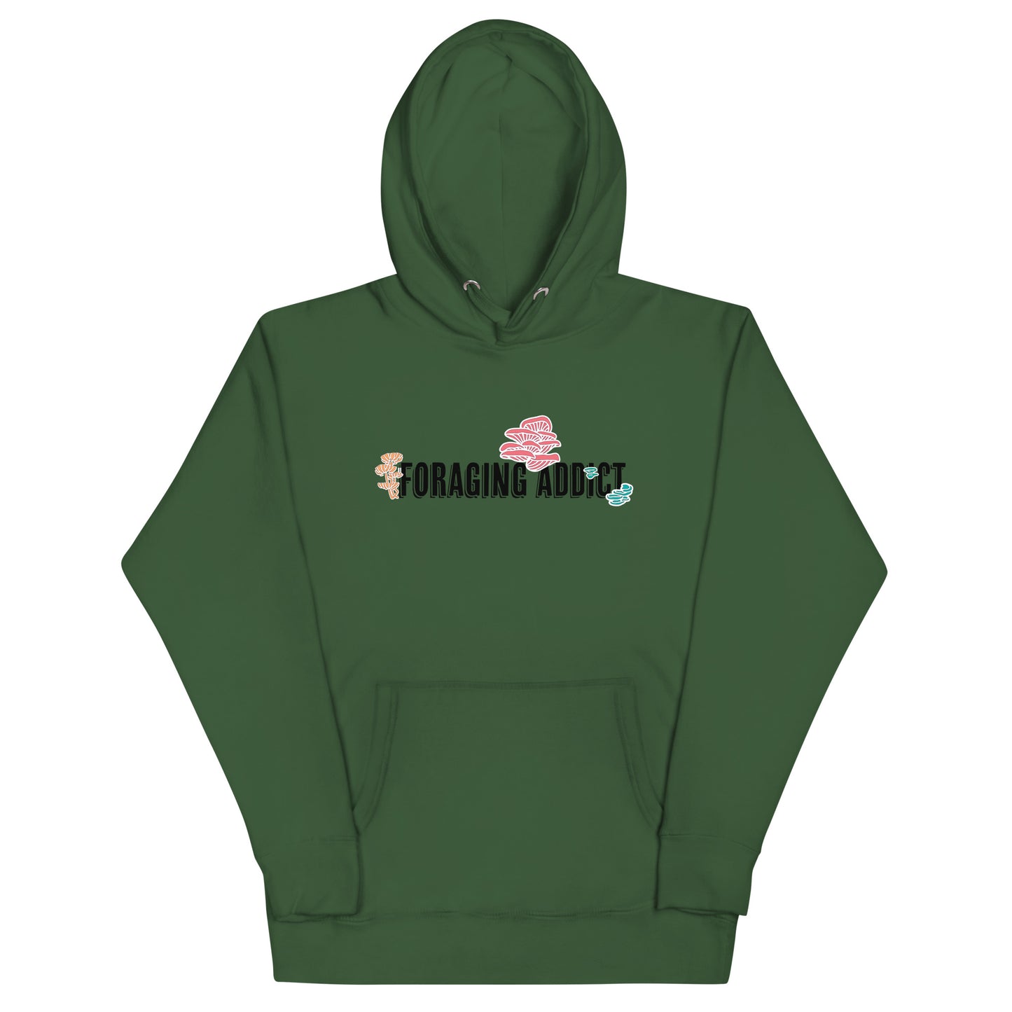 Foraging Addict | Unisex Hoodie | Funny Mushroom Apparel