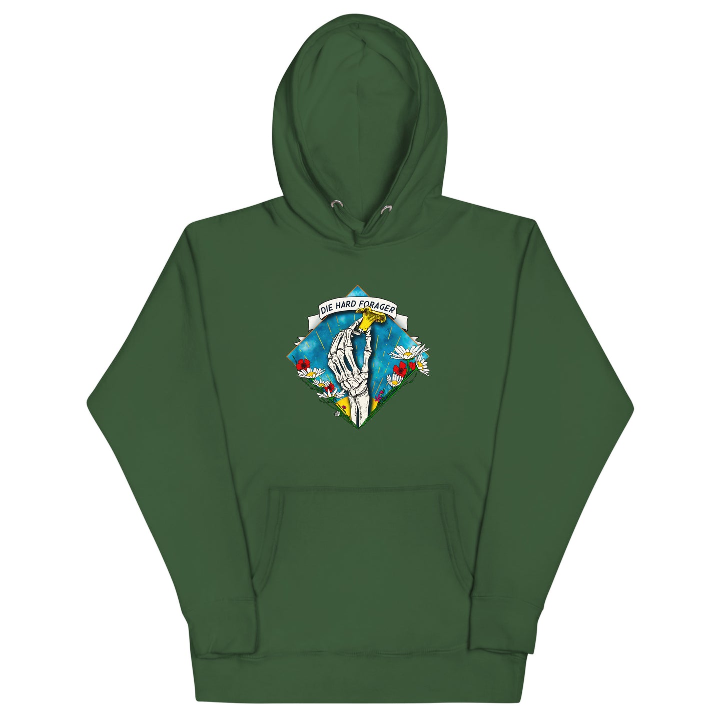 Die Hard Forager | Unisex Hoodie | Morbid Mushroom Apparel