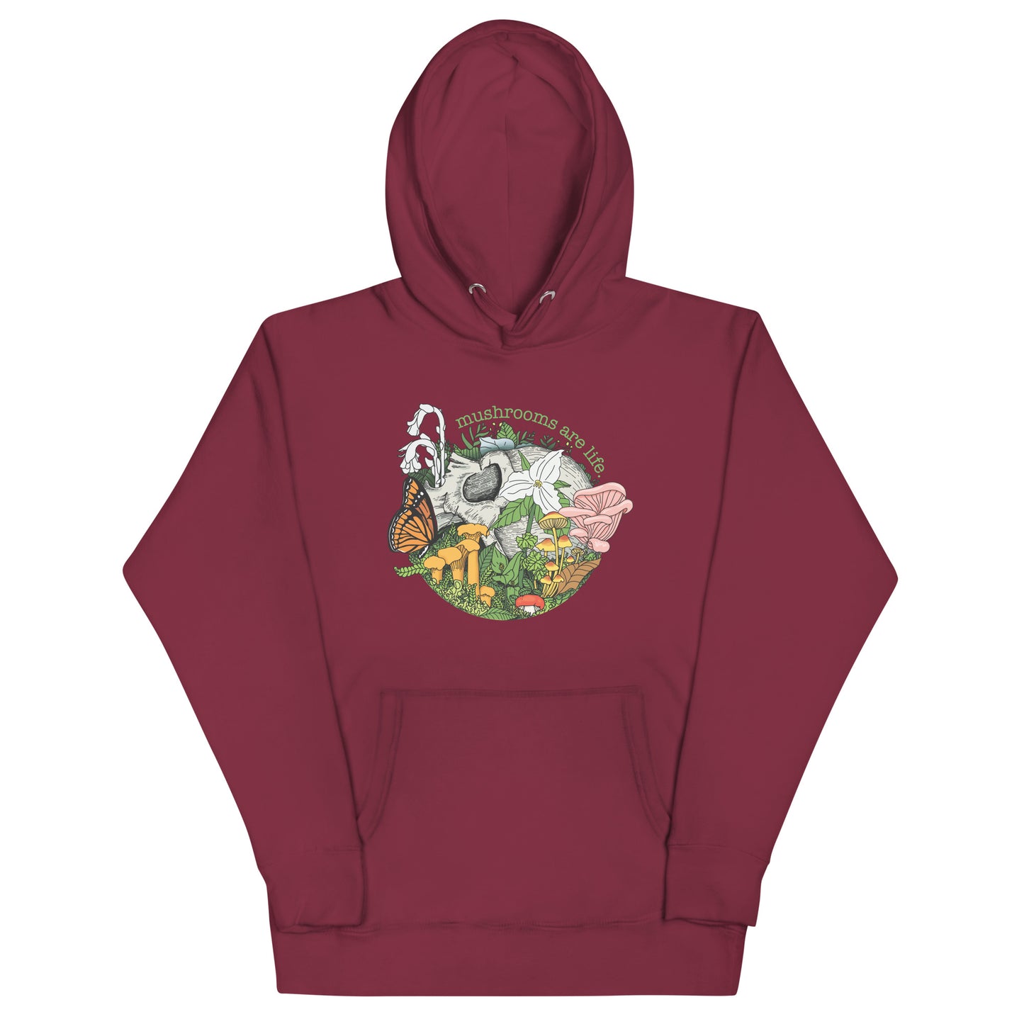 Mushrooms Are Life | Unisex Hoodie | Morbid Mushroom Apparel