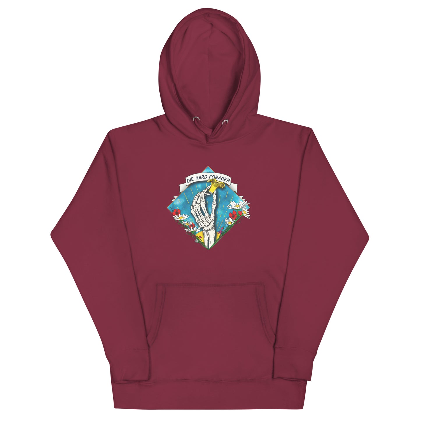 Die Hard Forager | Unisex Hoodie | Morbid Mushroom Apparel
