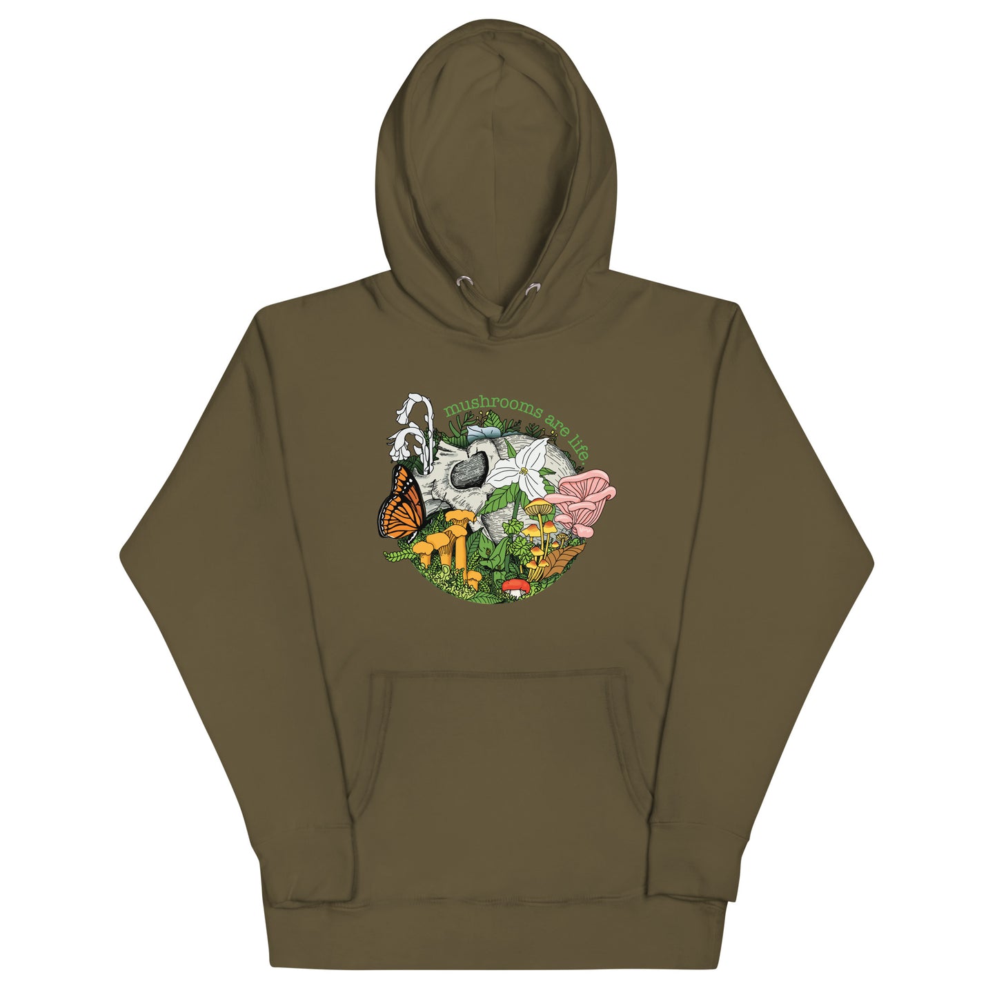 Mushrooms Are Life | Unisex Hoodie | Morbid Mushroom Apparel