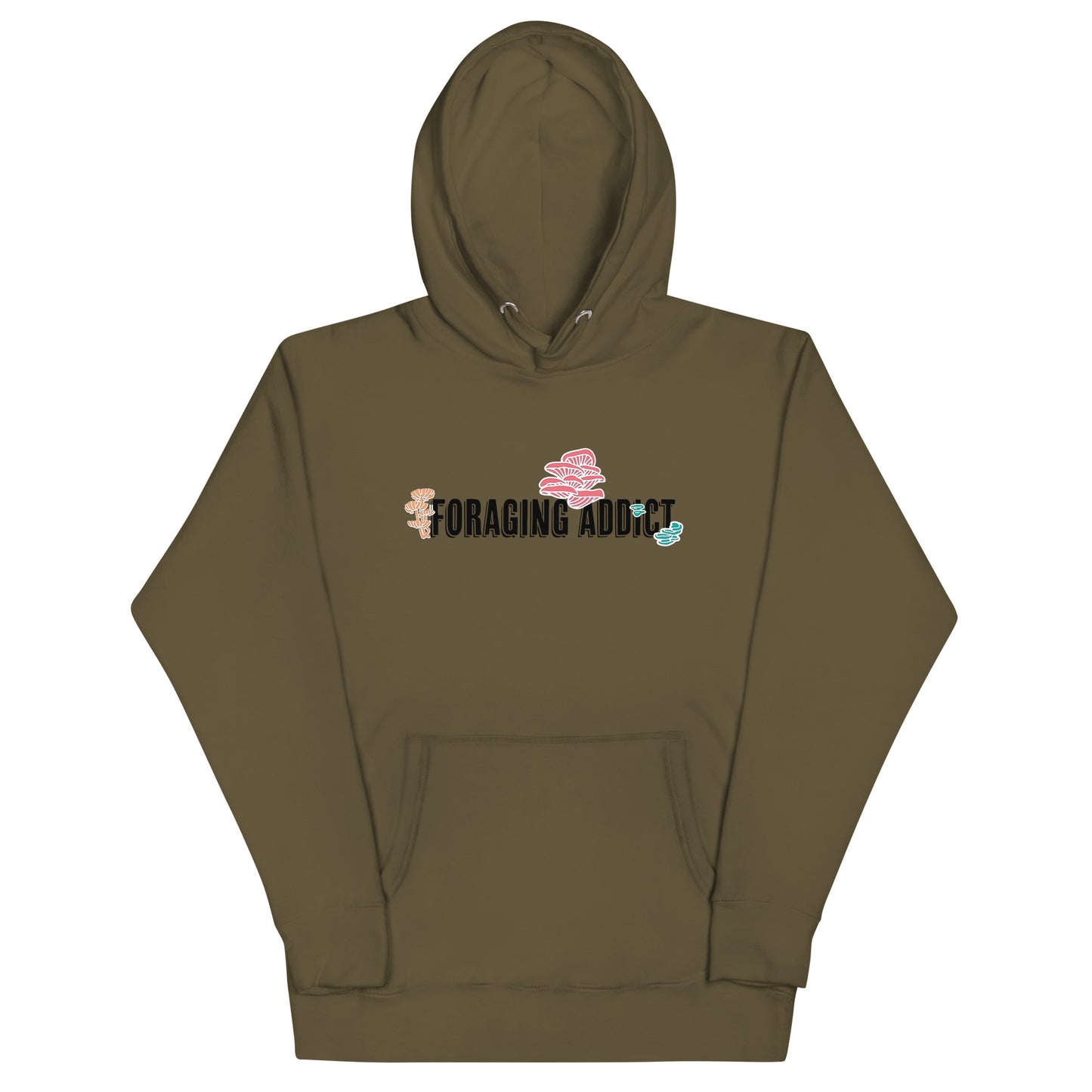 Foraging Addict | Unisex Hoodie | Funny Mushroom Apparel