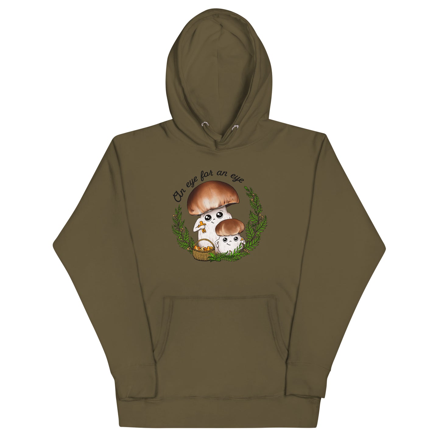 An Eye For An Eye | Unisex Hoodie | Funny Mushroom Apparel