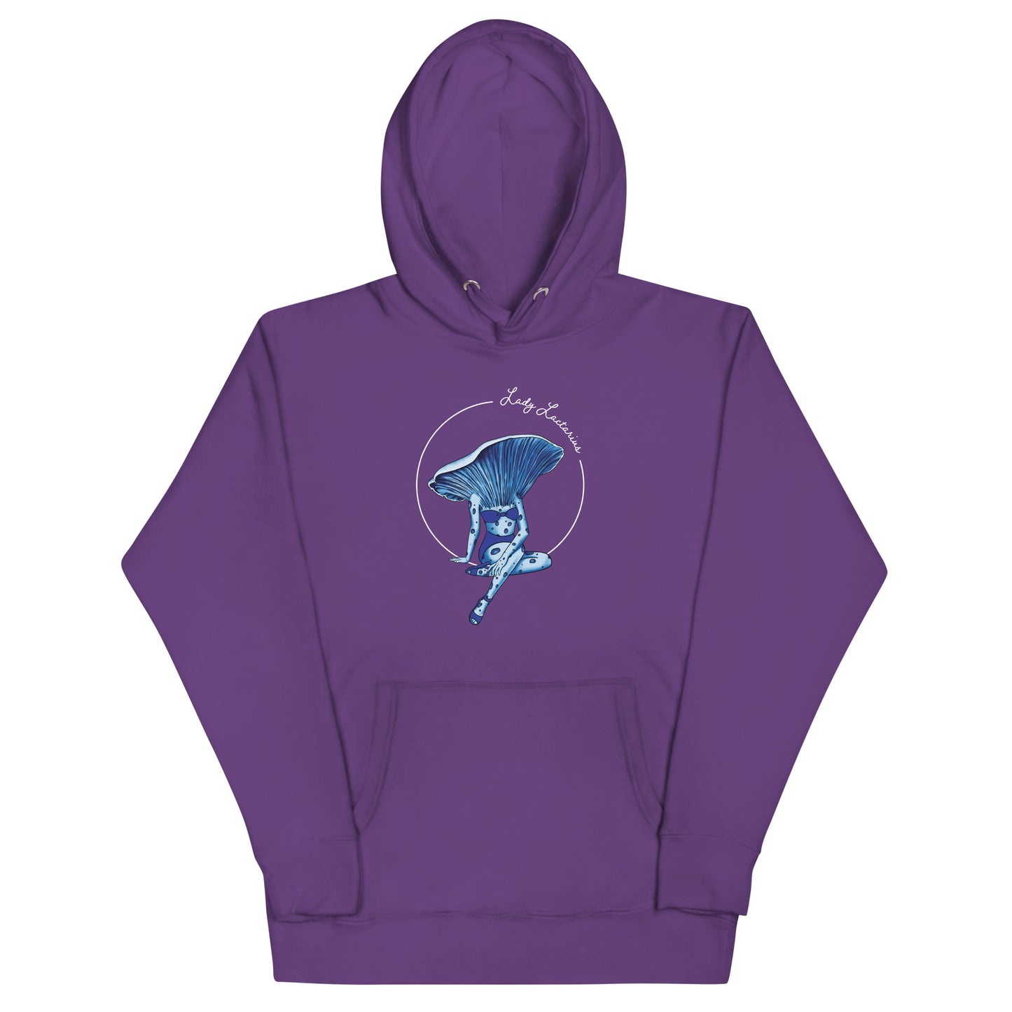 Lady Lactarius | Unisex Hoodie | Mushroom Pinup Girl Apparel
