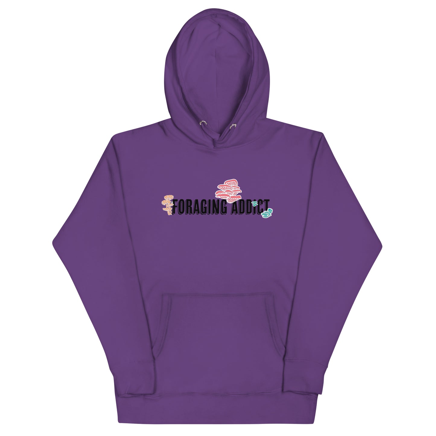 Foraging Addict | Unisex Hoodie | Funny Mushroom Apparel