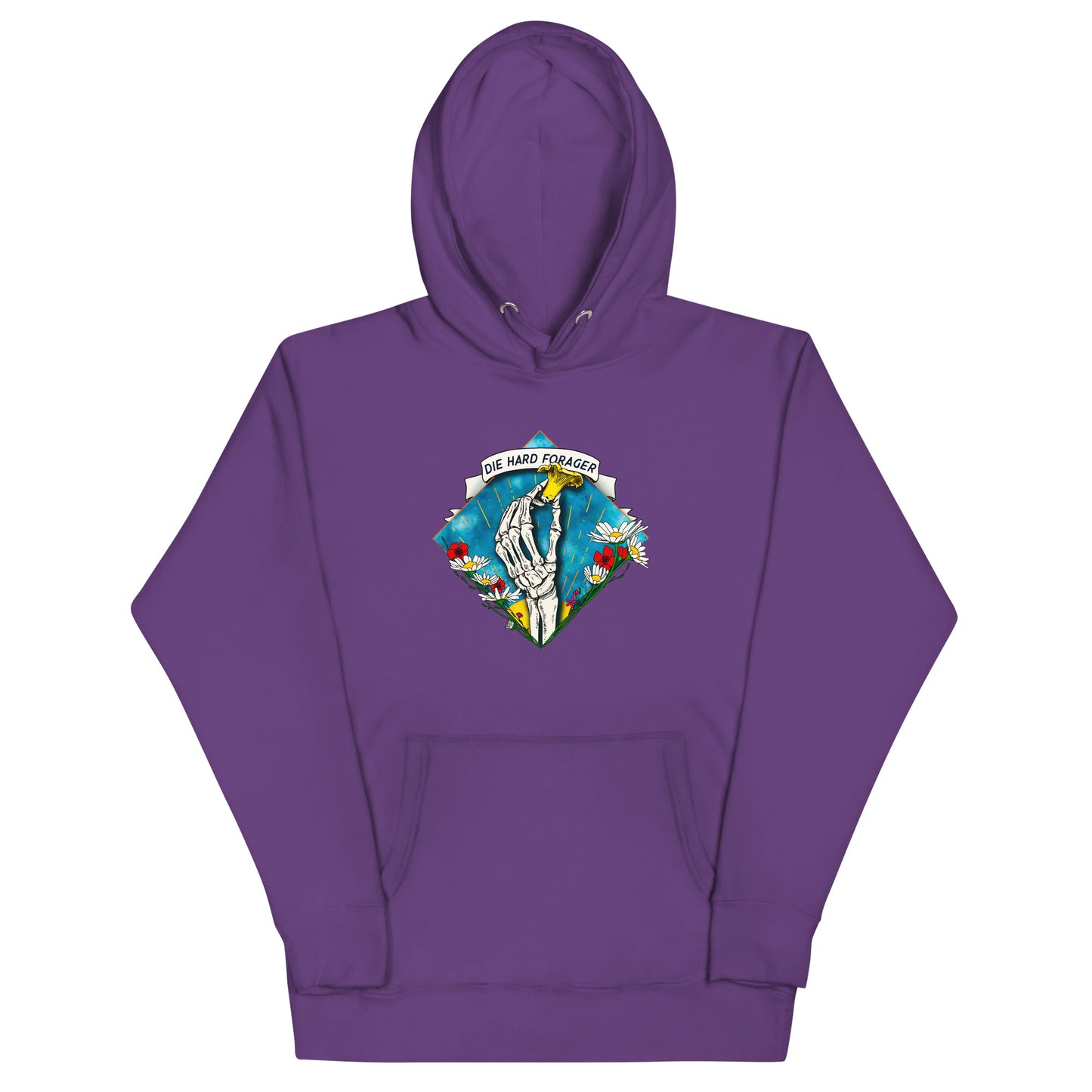 Die Hard Forager | Unisex Hoodie | Morbid Mushroom Apparel