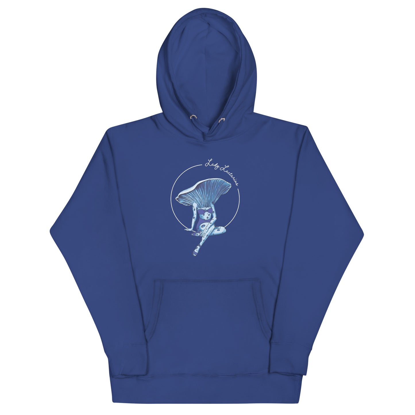 Lady Lactarius | Unisex Hoodie | Mushroom Pinup Girl Apparel