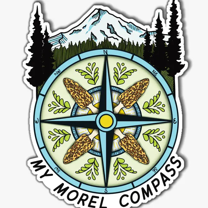 My Morel Compass Design - All Products – Mushroom Marauder