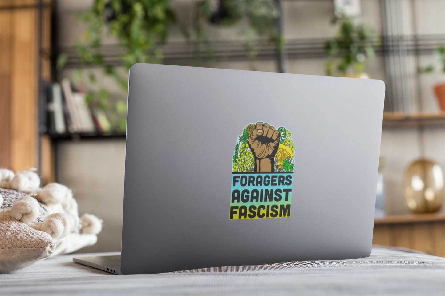 Foragers Against Fascism | Anti-Oligarchy Sticker