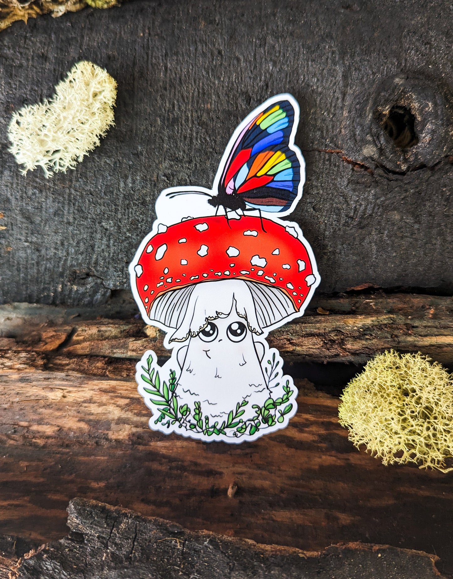 So Mush Pride | Set of 3 Adorable and Inclusive Mushroom Stickers