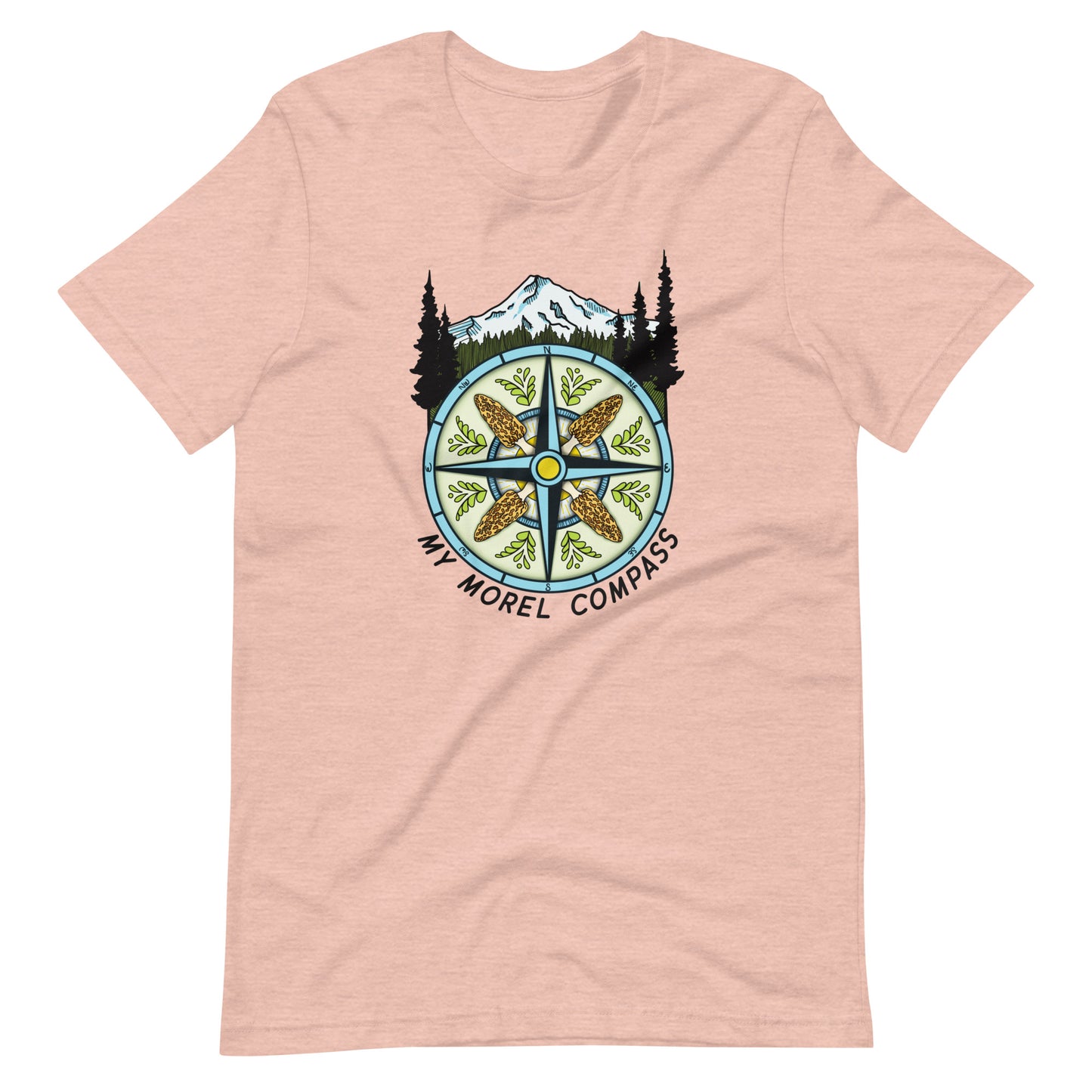 My Morel Compass | Unisex T-Shirt | Funny Morel Mushroom Apparel