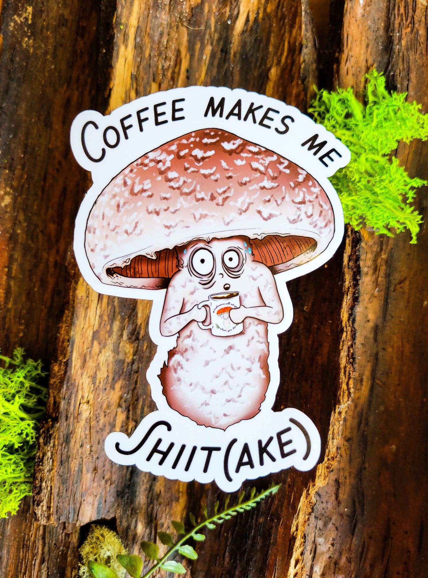 The FULLER Monty! | Collection of 20 Mushroom Stickers by Suzi McCrae