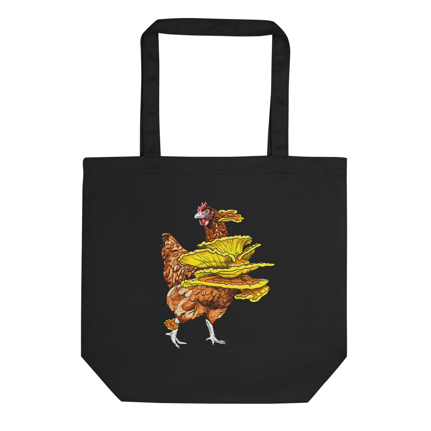 Chicken Of The Woods | Eco-Friendly Tote Bag | Funny Mushroom Artwork