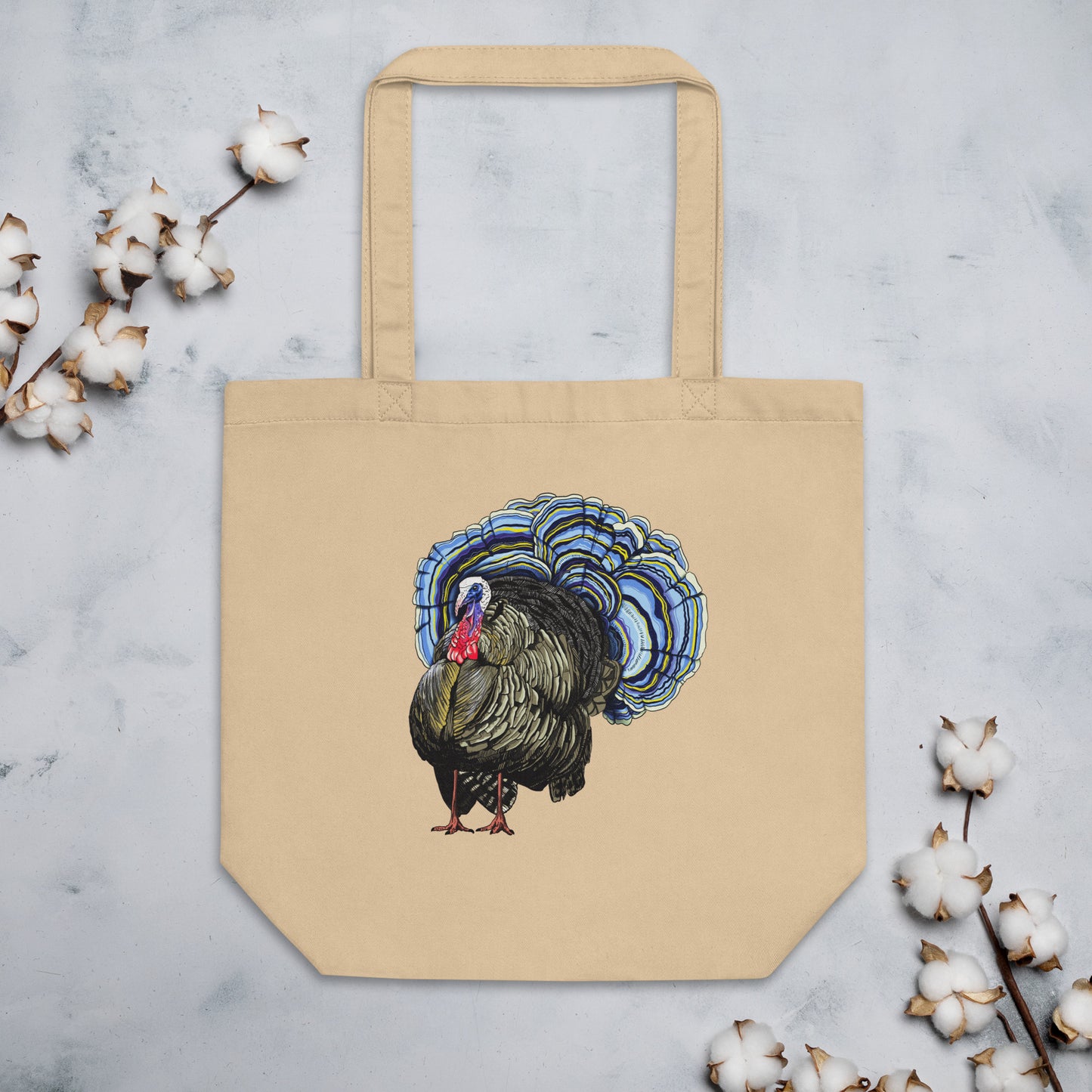 Turkey Tail | Eco-Friendly Tote Bag | Funny Mushroom Artwork